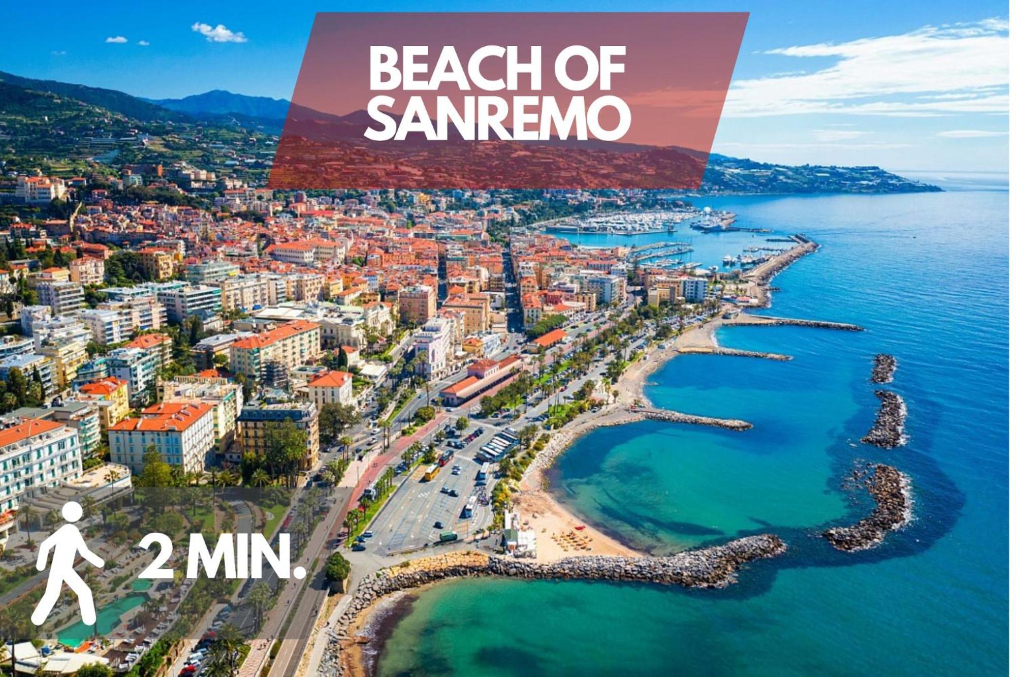 2 Min Walk To The Beach In The Centre Of Σαν Ρέμο Εξωτερικό φωτογραφία